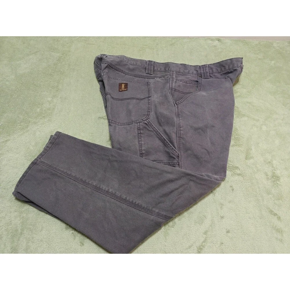 Dickies Pants Mens 44x30 Brown Canvas Work Carpenter Hammer Loop Utility Y2K